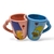 Tazas Dúo Color Encastrables Los Simpson - Marge & Homero caritas - comprar online