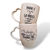 Taza Bombé Jaspeada Beige asa corazón Día de la Mujer - Frase Trabaja tus sueños/Nunca te rindas - comprar online