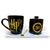 Set Desayuno Harry Potter. Taza bombé full color negra + Bandeja recta + Azucarera negra. - comprar online