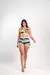 SHORT TACTEL ADULTO FEMININO - PALHA E MAR (VIES) - Mar de Marias Moda Praia