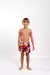 SHORT TACTEL INFANTIL MASCULINO - SOL VERMELHO - Mar de Marias Moda Praia