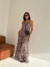 Vestido Longo Animal Print de Alças - dami
