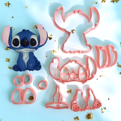 Cortador Plástico Stitch Sentado - comprar online