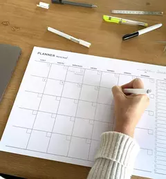 Planner perpetuo mensual - A3 - comprar online