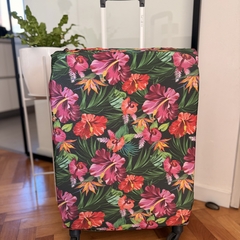 Funda de valija Mediana - Floreada - comprar online