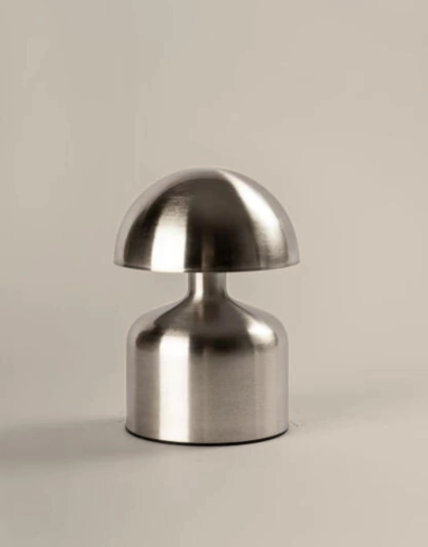 VELADOR INALÁMBRICO MINI HONGO NIQUEL - comprar online