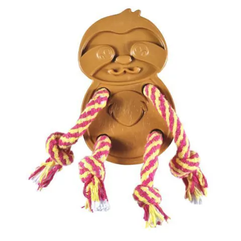 Brinquedo Mordedor de Nylon Com Corda Amigo Preguiça - Para Cães - Petiko - comprar online