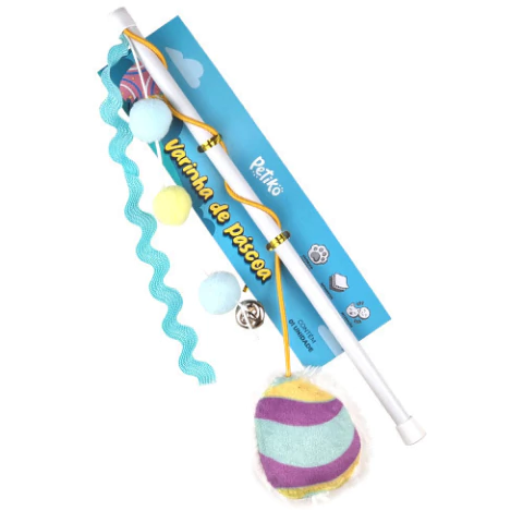 Brinquedo Varinha de Páscoa - Para Gatos - Tam. Único - Petiko - comprar online