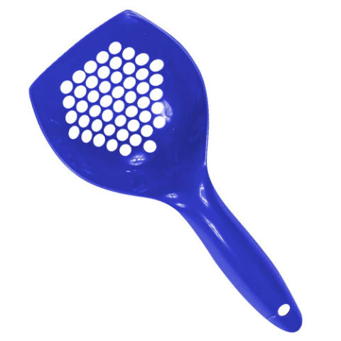 Pá Higiênica para Caixa de Areia cor Azul - Para Gatos - 1 un - Família de Estimação - comprar online