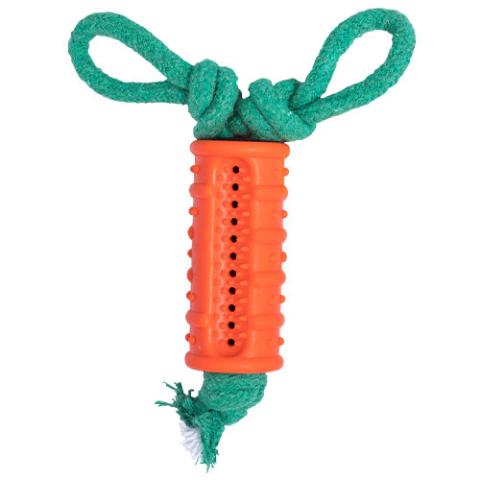Brinquedo Mordedor com Corda Cenourinha - Para Cães - Tam. G - Petiko - comprar online