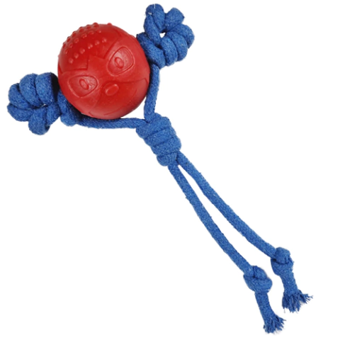 Brinquedo Bola com Corda Herói - Para Cães - Petiko - comprar online
