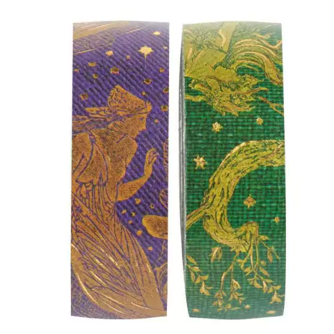 Washi Tape Paperblanks C/2 - Olive Fairy & Violet Fairy