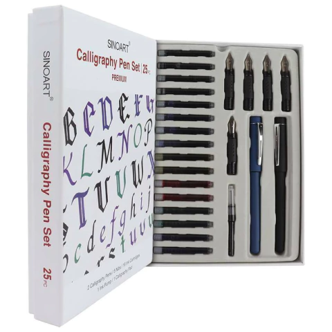 Kit de Canetas Para Caligrafia C/25 Peças Sinoart