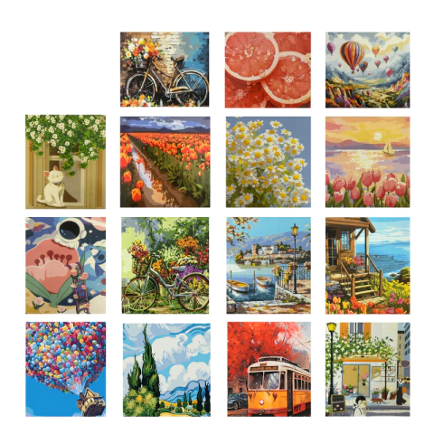 Pintura Por Números Arte Terapia 40X50cm - SINOART