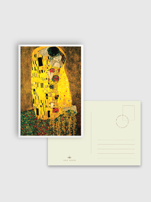 CARTÃO POSTAL - KLIMT O BEIJO