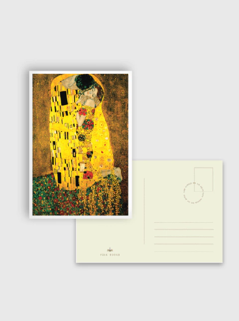 CARTÃO POSTAL - KLIMT O BEIJO