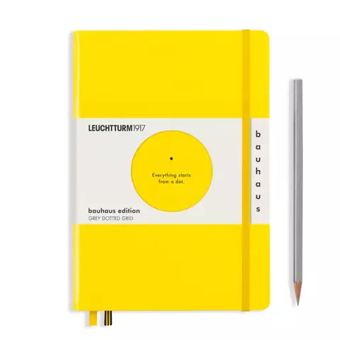 Caderno Bauhaus Special Edition A5 - Amarelo - Leuchtturm1917