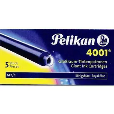 Cartucho para Caneta Tinteiro Pelikan 4001 GTP/5 Azul Royal