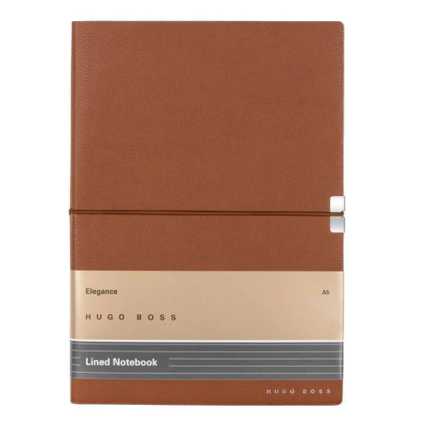 Caderno HUGO BOSS - Pautado Elegance Storyline Caramelo (A5)