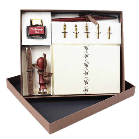 Kit Caligrafia e Carta Vintage Kentaur