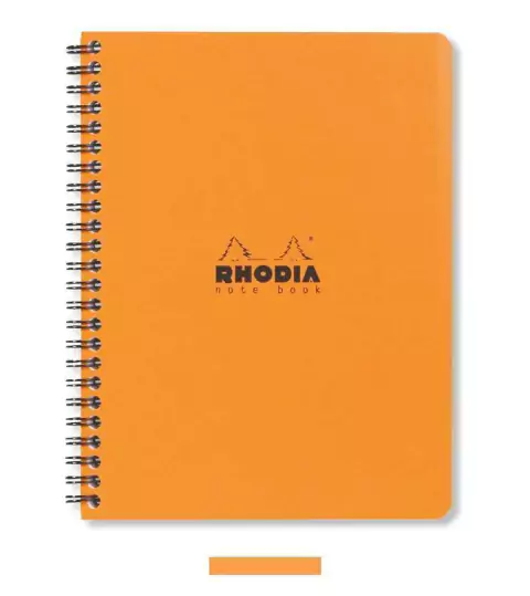 Caderno Rhodia Note Book Capa A5 - Laranja