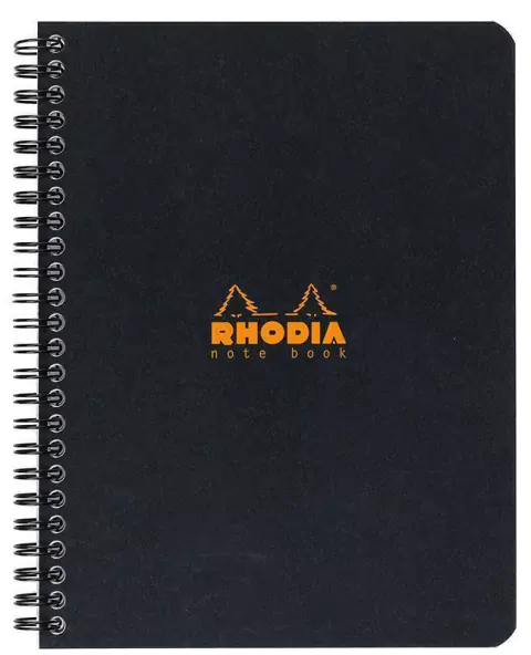 Caderno Rhodia Note Book A5 - Preto