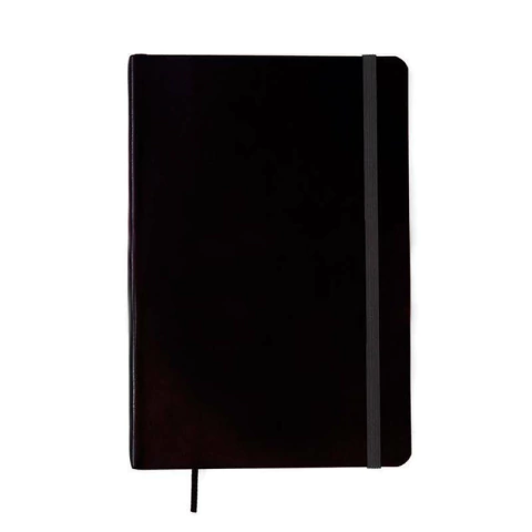 Caderneta Clássica Cicero Flex Pautada A5 - Preta