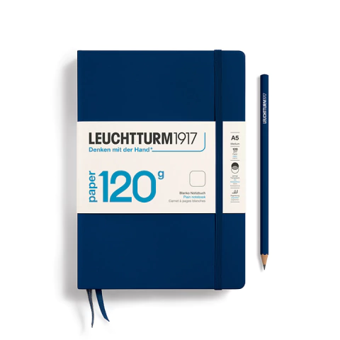 Caderno Edição 120g, Medium A5 - Azul Marinho - Leuchtturm1917
