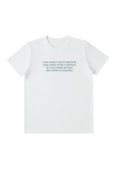 CAMISETA COM AMOR - comprar online