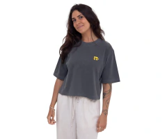 CAMISETA BOXY FEMININA OMÇA - PUJA