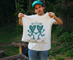 BOLSA DE MOLETOM LOVE IS MY RELIGION - loja online