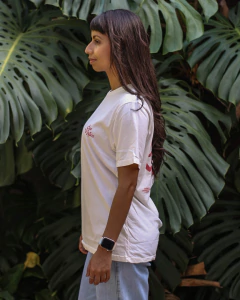 CAMISETA LOVE IS MY RELIGION OFF-WHITE