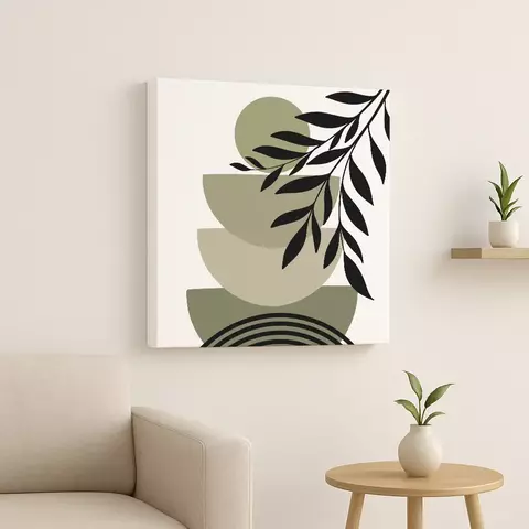 Abstracto Verde A (35cm x 40cm)