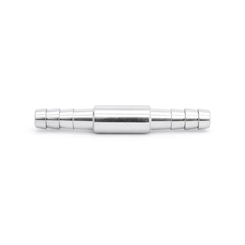Emenda Reta Inox 1/4" para Mangueira | Conexão Espigão