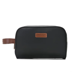 BOLSO DE MANO IMPORTADO PARA VARON (NECESER GO DE PU NEGRO ) COD:37056