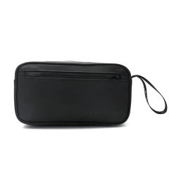 BOLSO DE MANO IMPORTADO PARA VARON (NECESER GO ENGOMADO NEGRO ) COD:37057 - comprar online