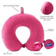 Almohada de Viaje// WDLT//Pink// Cod:38206