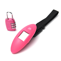 SET DE BALANZA DIGITAL + CANDADO//PINK//WDLT//COD:38235 - Mundo Willys