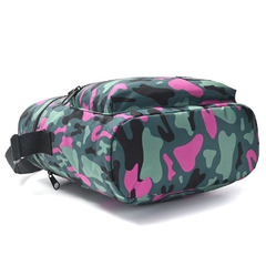 BOLSO MATERO * CAMUFLADO MILTAR Y FUCSIA/ CON CIERRE NEGRO* GOOD PAK COD:38523 - Mundo Willys