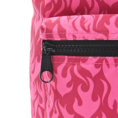 BOLSO MATERO * FLAMAS FUCSIA/ CON CIERRE NEGRO* GOOD PAK COD:38524 - comprar online