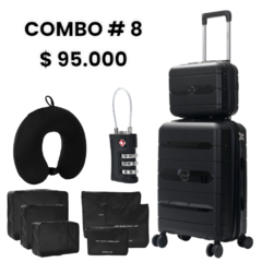 COMBO # 8 //VALIJA 20¨//BEAUTY CASE 14¨ + ORGANIZADOR+CANDADO+ALMOHADA - comprar online