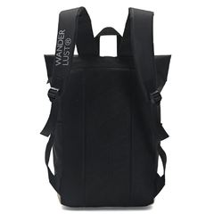 MOCHILA ROLL TOP WANDER TEAM *NEGRO*//DETALLE GRIS LOGO FUCSIA// COD:38592 en internet