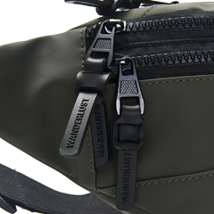 RIÑONERA GO FF *VERDE MILITAR*//TELA ENGOMADA IMPERMEABLE COD:38790 - Mundo Willys
