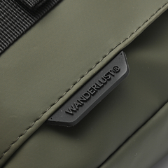 Imagen de MORRAL GO FF *VERDE MILITAR*//TELA ENGOMADA IMPERMEABLE COD: 38799