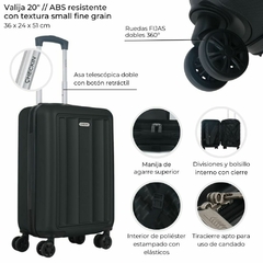 CARRION DE CABINA ( NEGRO )//cod:39112