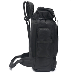 MOCHILA TACTICA OUTDOORS TREKKING//70 LITROS// * NEGRO*//COD: 39190