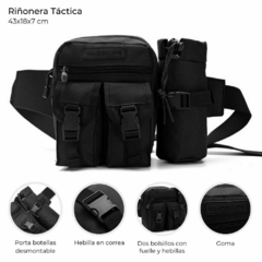 RIÑONERA TACTICA *NEGRO*//COD:39194