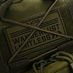 MORRAL CRUZADO TACTICO *VERDE MILITAR*//COD:39197 en internet
