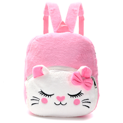 MOCHILA JARDIN FUR BABY ANIMALES//(GATITA) *ROSA*//COD:39219