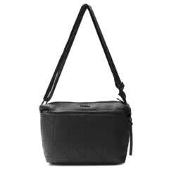 BANDOLERA JOAN 2 CIERRES *NEGRO*//PU GRANEADO//COD:39257 - comprar online
